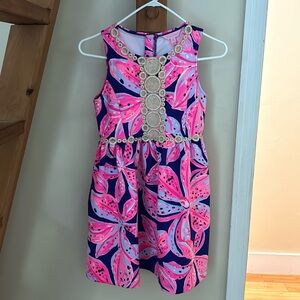 Lilly Pulitzer girls party dress XL